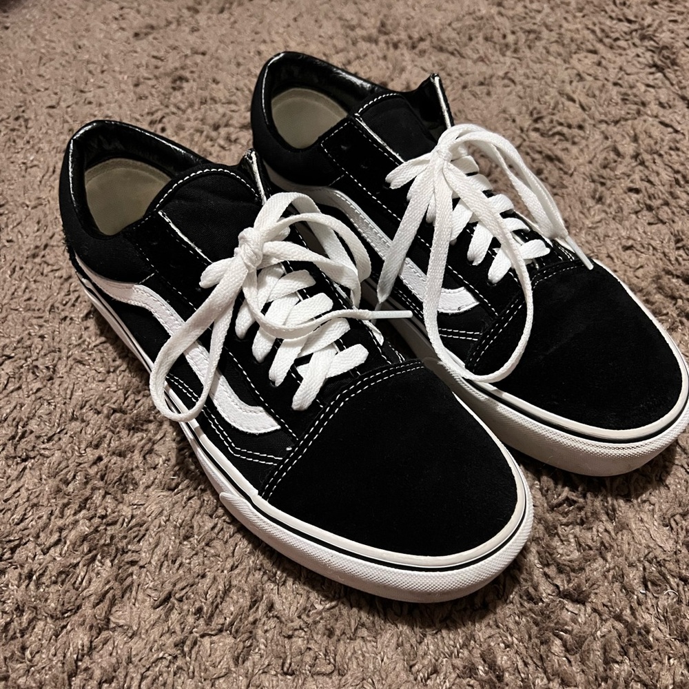 old skool platform vans
